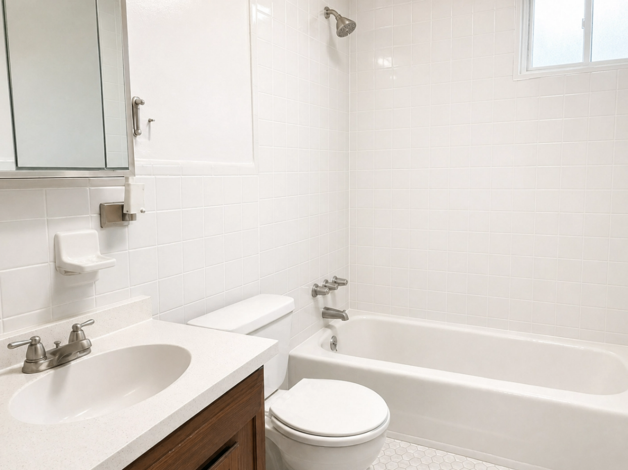After - Full Bathroom Tile & Surround Rescue